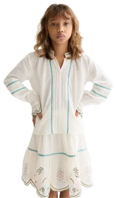 Productafbeelding van Scotch & Soda - Blouse voor meisjes, lang袖, model GT32458 (164) (crèmekleur)