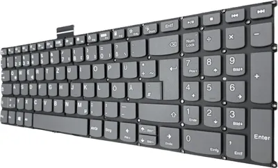 Produktbild von DEUTSCHE-Tastatur Keyboard kompatibel für Lenovo IDEaPad 5-15IIL05 (81YK003VMZ)