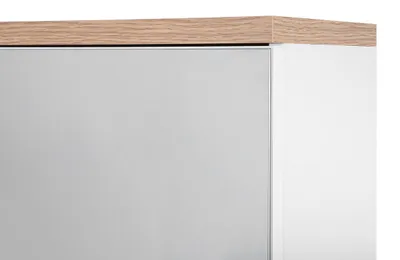 Produktbild von Spiegelschrank Wandschrank Badezimmerschrank mit Spiegel 80 cm Regal Bad Möbel