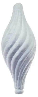 Produktbild von Styropor-Weihnachtsdeko-Kugel, 13x5 cm, 12 Stück - Brewis