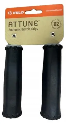 Produktbild von Velo Retro Fahrradgriffe Schwarz 130mm