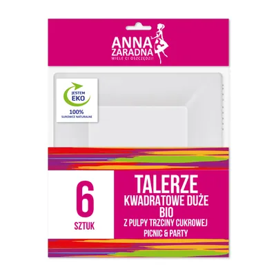 Produktbild von EINWEG Geschirr TELLER 6 tlg. SET Speiseteller PARTYGESCHIRR Essteller 26 x 26cm