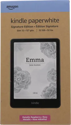 Produktbild von Amazon Kindle Paperwhite Signature Edition, 17,8 cm (7"), E Paper, AZW, AZW3, DOC, DOCX, EPUB, HTML, MOBI, PDF, RTF, TXT, AAX, BMP, GIF, JPEG, PNG, 32 GB