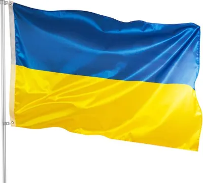 Produktbild von PHENO FLAGS Premium Ukraine Flagge 90 x 150 cm Ukrainische Fahne