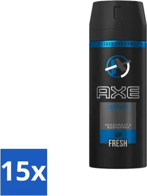 Obrázek produktu pro Axe - Deodorant tělový sprej - 48hrs Fresh - Anarchy for Him - 150 ml - hodnotné balení - 15 kusů