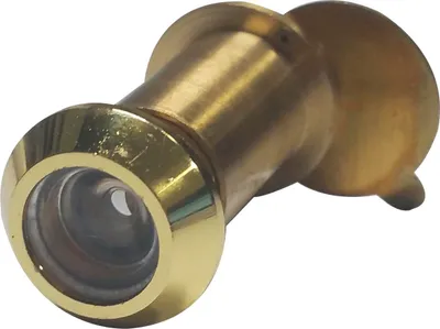 Immagine prodotto di Visore per porte ø 14 mm, grandangolo 170°, TS 25-45 mm, ottone lucido