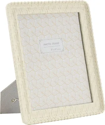 Image de Mauro Ferretti cadre photo style bambou 26x2x31 cm crème