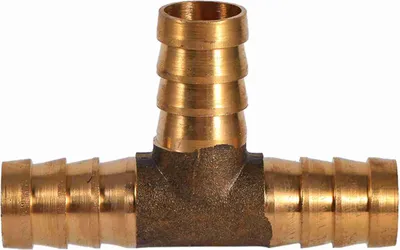 Zdjęcie produktu dla Mosiężny trójnik 3-drożny łącznik węża paliwowego 12 mm do rur gazowych ze sprężonym powietrzem
