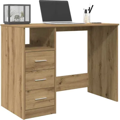 Obrázok produktu pre Maison Exclusive - písací stôl Artisan z dubového dreva 102x50x76 cm drevený materiál