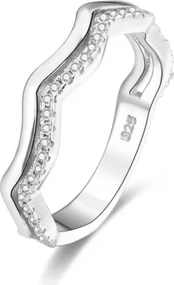 Immagine prodotto di Anello in argento con zirconi AGG328, 56 mm
