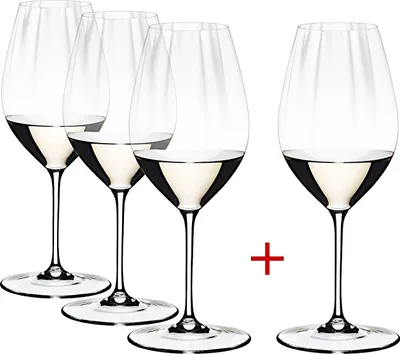 Produktbild von Riedel Performance Riesling, 4er Vorteilsset, Weißweinglas, Weinglas, Kristallglas, 623 ml, 5884/15-1