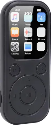 Zdjęcie produktu dla Odtwarzacz MP3 Bluetooth 5.4 Obsługuje kartę pamięci 128 GB Jakość dźwięku HiFi Ekran IPS 2,01 cala Przenośny odtwarzacz MP3 bez małej karty pamięci