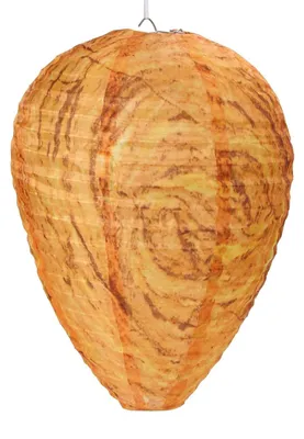 Wespennest-Attrappe zur Abwehr, gelb, wasserdicht, 22x28 cm