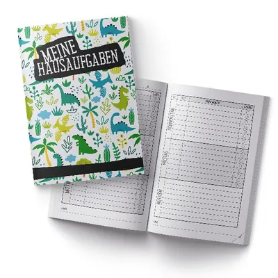 Produktbild von itenga Hausaufgabenheft Dinos (Motiv 1) DIN A5, 96 Seiten