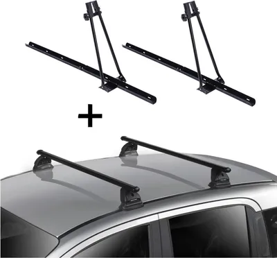 Produktbild von 2x Fahrradträger ORION + Dachträger VDP EVO Stahl kompatibel mit für Citroen C3 II 5 Türer 2009-2016