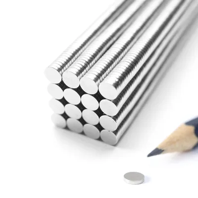 Produktbild von PACKIVO Neodym Magnete Extra Stark, Schiebenmagnet - 5 x 1 mm, 10