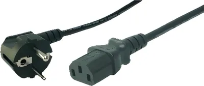 Zdjęcie produktu dla LogiLink Stromkabel - power IEC 60320 C13 zu power CEE 7/7 (M)