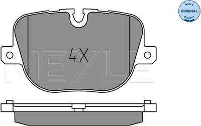 Produktbild von MEYLE 025 250 8517 Bremsbeläge für LAND ROVER Range Rover Sport (L320) Range Rover III (L322)