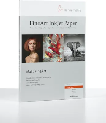 Immagine prodotto di Hahnemühle William Turner Deckle Edge FineArt Inkjet Paper - Bordi strappati su 4 lati - 310 g/m² - DIN A3+ - 25 fogli