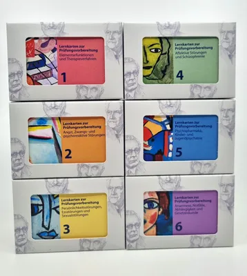 Obrázek produktu pro Heilpraktiker Psychotherapie - 1200 Lernkarten - Teil 1-6