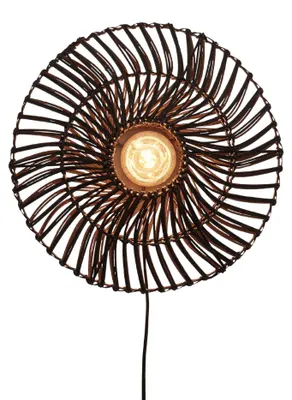 Image de GOOD&MOJO - Applique Zanzibar - Rotin - Ø40cm