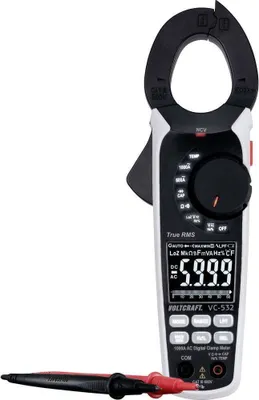 Produktbild von VOLTCRAFT VC-532 Stromzange digital CAT III 600 V Anzeige (Counts): 6000