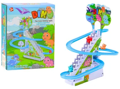 Produktbild von Schienenrutsche für Dinosaurier-Treppenlichtgeräusche