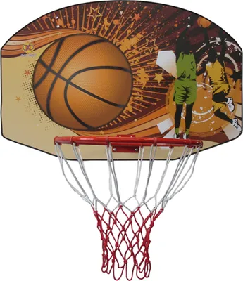 Produktbild von Basketballbrett 90 x 60 cm mit Korb
