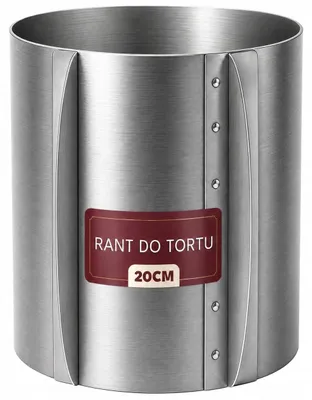 Produktbild von LUNZO Tortenring Hoch 20cm Verstellbar 16-30cm