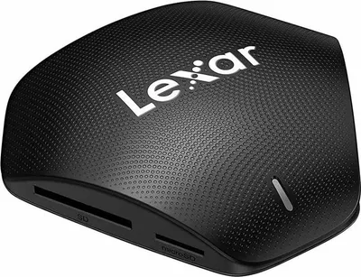 Produktbild von Lexar Professional Multi-Card 3-in-1 USB 3.1 Reader, MicroSD (TransFlash), MicroSDHC, MicroSDXC, SD, SDHC, SDXC, Schwarz, 170 Mbit/s, Kunststoff, USB 3.2 Gen 1 (3.1 Gen 1) Type-C, 80 mm