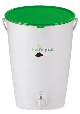 Immagine prodotto di GARANTIA Urban compostiera 15 litri verde, incl. coperchio e spray per compost