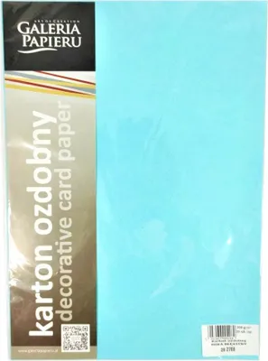 Zdjęcie produktu dla Karton Ozdobny Mika Błękitny 200G/M2 (20) 4260