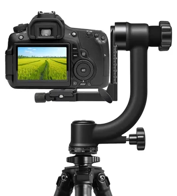 Zdjęcie produktu dla Głowica statywowa typu gimbal, obrót o 360°, duża nośność, kolor czarny