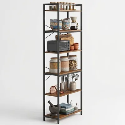 Produktbild von Bücherregal Leiter Hoch Loft Metall Industrie Schrank 154 Cm
