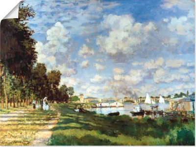 Produktbild von ARTland Poster Das Becken bei Argenteuil, 1875 Größe: 60x45 cm