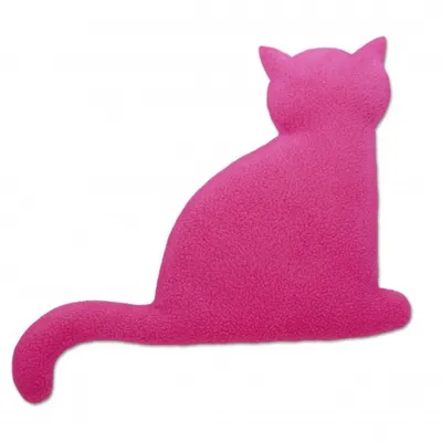 Produktbild von Leschi Wärmekissen | 36524 | Die Katze Minina | sitzend | groß (Wärmekissen für den Bauch) Farbe: Flamingo / Mitternacht