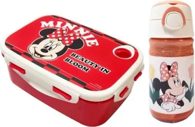 Produktbild von Disney Minnie Maus 2 teiliges Lunch Set Brotdose Trinkflasche 350 ml