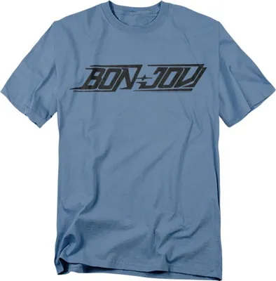 Immagine prodotto di Bon Jovi - Maglietta "New" per uomo/donna Unisex TV20676 (L) (Carolina Blue)