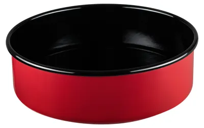 Immagine prodotto di Tortiera Riess Ø26cm con base sollevabile colore rosso smaltato