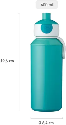 Imagen del producto de Mepal Campus, botella plegable, diseño "Campus", 400 ml, colección "Amigos del bosque". Dimensiones: 64 x 70 x 184. Código: 107410065408