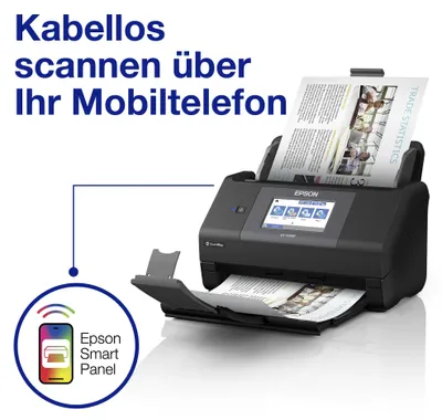 Produktbild von Epson WorkForce ES-590W, 215,9 x 6096 mm, 600 x 600 DPI, 30 Bit, 24 Bit, 8 Bit, 45 Seiten pro Minute