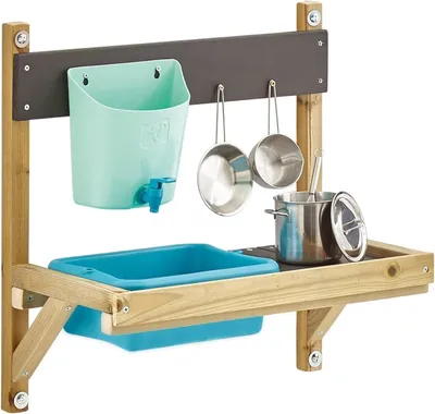 Immagine prodotto di Angolo cottura per bambini - Cucina da esterno per bambini - Angolo cottura per il giardino - Set cucina giocattolo - con lavello - Lavello da esterno