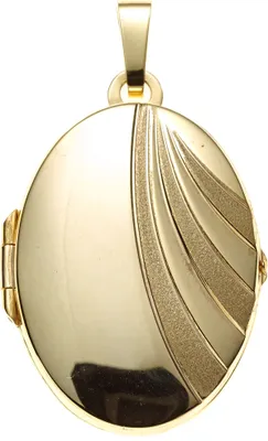 Produktbild von JOBO Medaillon 333 Gold Gelbgold teilmattiert