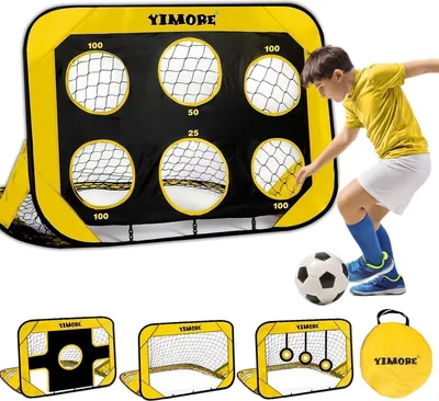Obrázek produktu pro YIMORE Fotbalové branky pro zahradu Děti 4 režimy Pop Up Fotbalové branky Vnitřní Venkovní