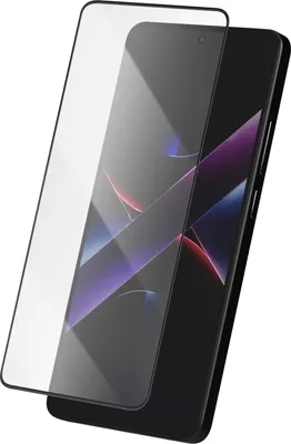 Produktbild von Avizar, Gehärtetes Glas für Xiaomi Poco X7 Pro Kratzfest Stoßfest, Schwarz