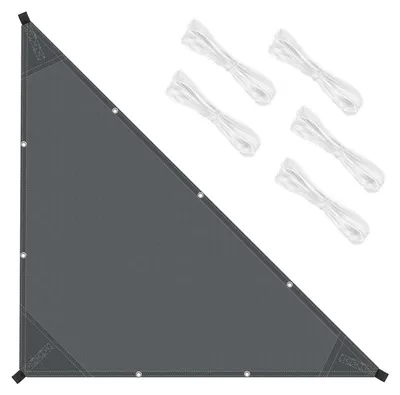 Produktbild von Solidchoice – Wasserdichte Dreiecks-Sonnensegel, 9,8 x 9,0 x 4,94 m, mit UV-Schutz