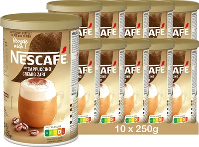 Produktbild von NESCAFÉ Gold Typ Cappuccino löslicher Bohnenkaffee (10er Pack (10 x 250g))
