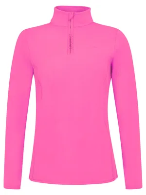 Imagen del producto de protest REFABRIZ, camiseta de manga larga con cremallera de 1/4, para mujer, color rosa fucsia, talla XL/42