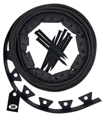 Immagine prodotto di Bordatura per giardino - QUICK L - profilo (40 mm), 10 metri, 20 chiodi inclusi nella confezione