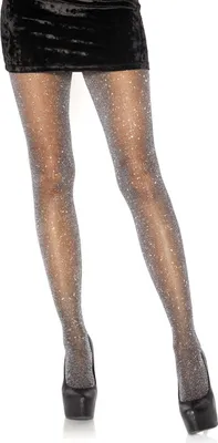 Zdjęcie produktu dla Leg Avenue 7130_06522, Czarny, Srebrny, One Size, 1 szt.